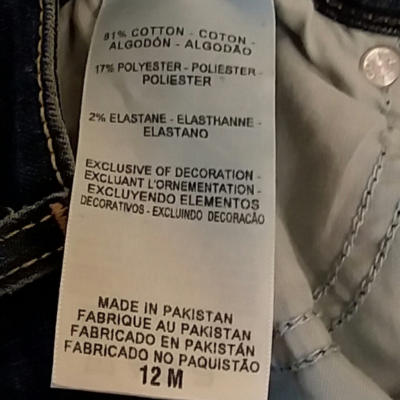 Levi's Slim Skinny Jeans Size 12M - Picture 6 of 6